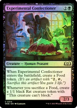 MTG Experimental Confectioner (FOIL) Near Mint - Wilds of Eldraine - Image 1
