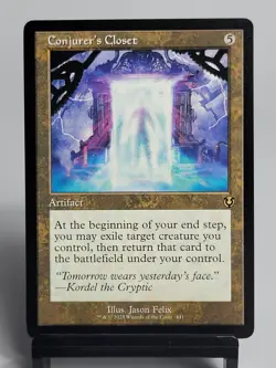 Magic the Gathering - Innistrad Remastered - Conjurer's Closet - Retro Frame - Image 1