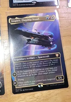 Edge Of Eternities Lot Icetill Explorer X2, Consult The Stars, Warping Wall Foil - Image 3