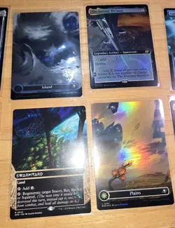 Edge Of Eternities Lot Icetill Explorer X2, Consult The Stars, Warping Wall Foil - Image 4