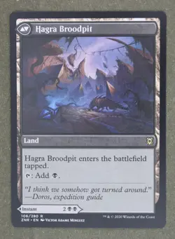 Mtg Hagra Mauling 106 Regular Black Zendikar Rising; M/NM - Image 2