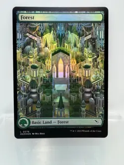 Magic the Gathering: Forest (Full Art Foil 0276) - Murders at Karlov Manor - Image 1