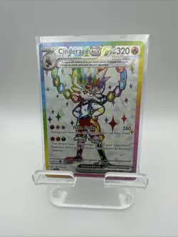 Cinderace ex 157/142 Stellar Crown Full Art Ultra Rare Holo Pokemon Card NM - Image 1