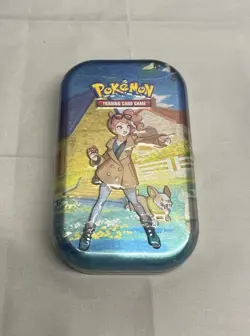 Pokemon TCG Crown Zenith Mini Tin Sonia & Yamper (FACTORY SEALED) - Image 1