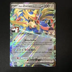 Hop's Zacian ex 111/159 NM STAMPED JTG [Play! Pokemon Prize Pack Series 7 - Image 2