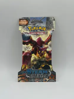 Pokemon TCG XY Steam Siege Sleeved Booster Pack Factory Sealed - Image 1