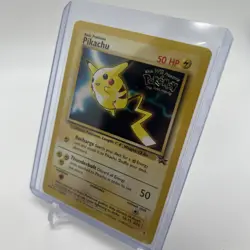 Pokemon Pikachu Black Star Promo 4 WB Gold Movie Stamp - Image 3
