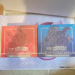 Pokemon Sword & Shield Battle Styles Elite Trainer Box ETB Lot of 2 Sealed - Image 1