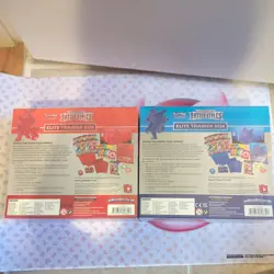 Pokemon Sword & Shield Battle Styles Elite Trainer Box ETB Lot of 2 Sealed - Image 2