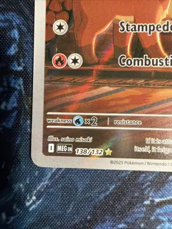 Pokemon TCG Vulpix 138/132 Full Art Mega Evolutions Near Mint - Image 2