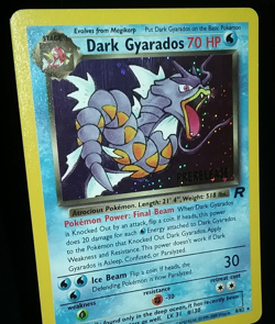 POKEMON TEAM ROCKET - DARK GYARADOS HOLO - WOTC PROMO 8/82 (PRERELEASE) - EX/NM - Image 3