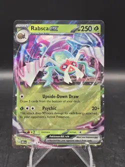 Pokemon TCG Rabsca ex 025/182 Destined Rivals Double Rare NM - Image 1
