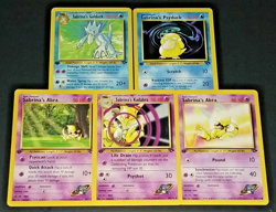 1ST EDITION POKEMON GYM CHALLENGE "SABRINA" NON HOLO LOT - SABRINA'S GOLDUCK + 4 - Image 1