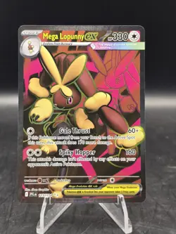 Pokemon TCG Mega Lopunny ex 115/094 Me02: Phantasmal Flames Ultra Rare Holo NM - Image 1