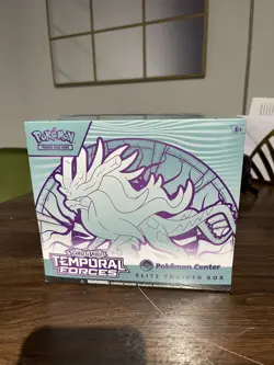 Temporal Forces Pokemon Center Exclusive Elite Trainer Box Walking Wake Minty - Image 1