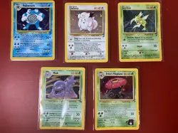 Vintage Pokemon WOTC Lot (Base Set 2, Fossil & Gym Hero) - Image 1