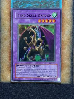 Yugioh Fiend Skull Dragon LOD-039 Super Rare LP - Image 1