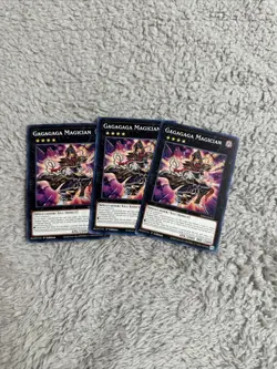 Yugioh! x3 GAGAGAGA MAGICIAN LDS3-EN127 Common 1st Ed 3x Yu-gi-oh! FAST SHIP - Image 1