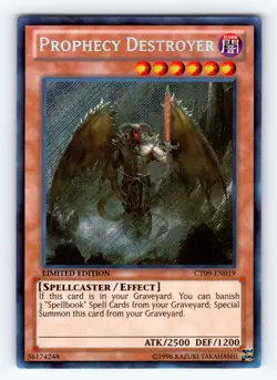 Yugioh Prophecy Destroyer CT09-EN019 Limited Edition Secret Rare Holo - NM ?? - Image 1