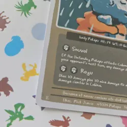 Pokepu Season 1, 1st ed. Cuebones (Cubone) Pokemon Fan Art card - Image 2