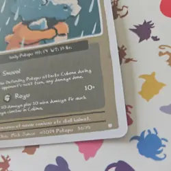 Pokepu Season 1, 1st ed. Cuebones (Cubone) Pokemon Fan Art card - Image 3
