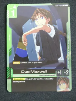 Duo Maxwell GD01-090 R - Gundam Card #5FA - Image 1
