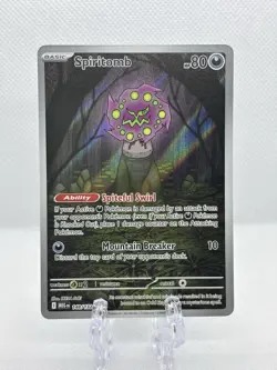 Pokemon TCG Spiritomb 148/132 2025 Mega Evolution Illustration Rare Card - NM/M - Image 1