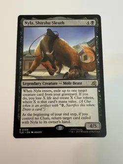 1x NM/M Nyla Shirshu Sleuth - RARE Avatar: Last Airbender MTG Card (PACK FRESH!) - Image 1