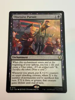 1x NM/M Obsessive Pursuit - RARE Avatar: Last Airbender MTG Card (PACK FRESH!) - Image 1