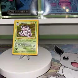 Pokemon TCG Nidoking Base Set Unlimited Holo Rare Card 11/102 WOTC 1999 - Image 1