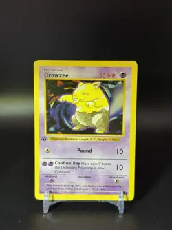 Drowzee 1999 Base Set 1st Edition NM Near Mint Pokemon Card Game TCG - Image 1
