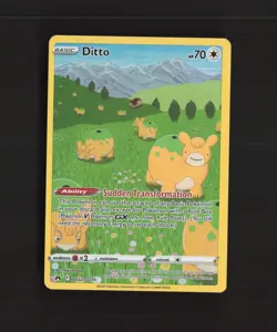 Ditto GG22/GG70 Crown Zenith Full Art Ultra Rare Holo Pokemon Card NM - Image 1