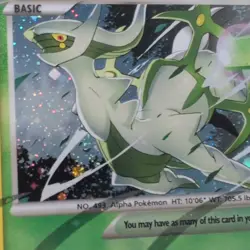 Arceus AR2 Collection Holo 2009 Pokemon Card - Image 3