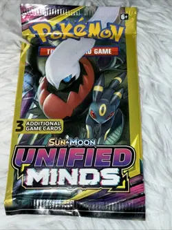Pokemon Sun & Moon Unified Minds | 3 Card Mini Booster Pack Factory Sealed - Image 1
