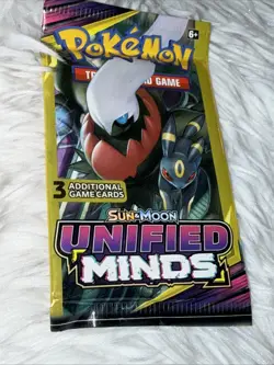 Pokemon Sun & Moon Unified Minds | 3 Card Mini Booster Pack Factory Sealed - Image 4