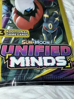 Pokemon Sun & Moon Unified Minds | 3 Card Mini Booster Pack Factory Sealed - Image 5