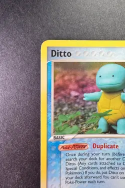 Ditto (Squirtle) EX Delta Species 40/113 Reverse Holo STAMPED Pokemon Card TCG - Image 2