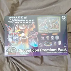 Transformers Vanchcard Decepticon Premium Pack Trading Card AR Game Box - Image 1
