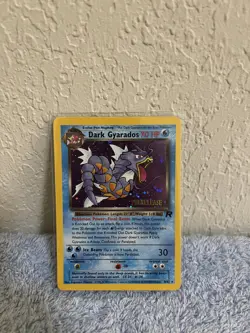 Dark Gyarados 8/82 Holo Team Rocket Prerelease Promo Pokemon Card - NM - Image 2