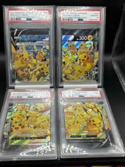 PSA 10&7 Pikachu V-UNION 25th Anniversary Collection Set Japanese Pokemon Card - Image 2