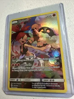 Pokemon TCG Torkoal Holo Secret Rare Card 237/236 Cosmic Eclipse - Image 1