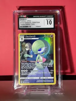 CGC 10 GEM MINT Gardevoir TG05/TG30 Full Art Astral Radiance Pokemon Card (PSA) - Image 1