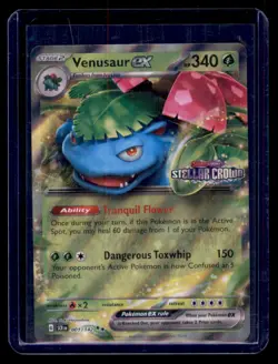 Miscellaneous Cards & Products #001/142 Venusaur ex (Stellar Crown Stamp) - Image 1