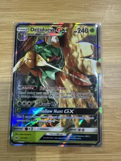 Decidueye GX 12/149 Rare Half Art Sun & Moon 2017 - Pokemon Card TCG (NM) - Image 1