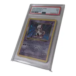 1999 Pokemon Game Mewtwo-Holo #10 Shadowless PSA 5 EX Card - Image 1