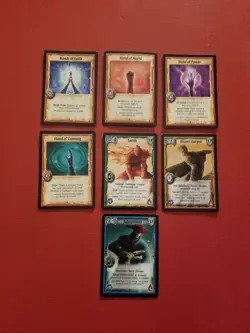 WARLORD SAGA OF THE STORM CCG - PROMO CARD LOT OF 7 DIFFERENT - 2001 - Image 1
