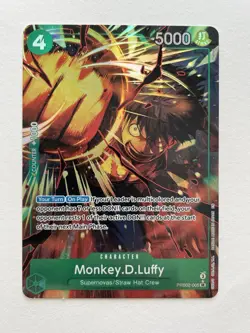 One Piece Card Game Monkey.D.Luffy (Alternate Art) PRB02-005 SR English - Image 1