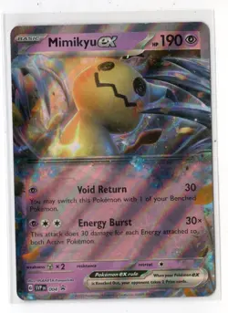 Holo Mimikyu ex - 004 Scarlet & Violet Promo Cards Pokemon TCG - Image 1
