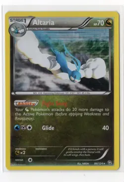 Altaria 84/124 Dragons Exalted Holo Pokemon TCG Card - Image 1
