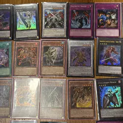 Huge Lot Of 175+ Yugioh Cards Some 1st Edition Holos Includes Custom Deck Holder - Image 3